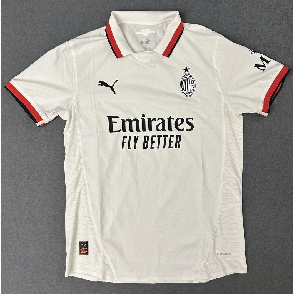 Puma AC Milan 2024/25 Authentic Away Rafa Leão Jersey Size Large